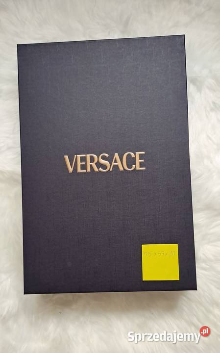 Pudełko Versace nowe oryginalne Czarne ze złotym Moda i Styl