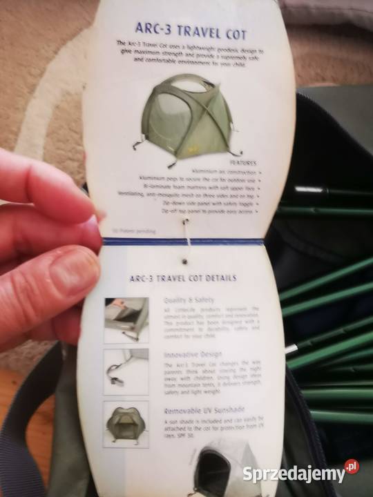 łóżeczko turystyczne podróżne kojec typ igloo dolnośląskie Wrocław