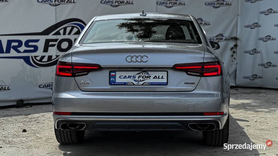 Audi A4 B9 45 TFSI quattro Premium Rok produkcji 2019 Rzeszów