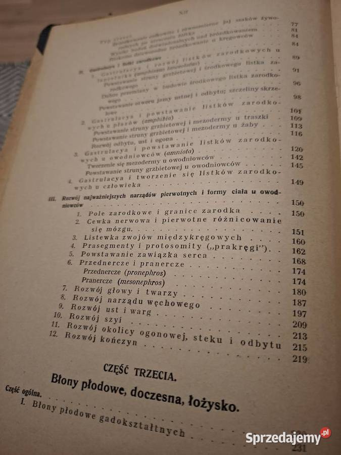 Rozwój zwierząt kregowych i człowieka antyk Nowa Sól