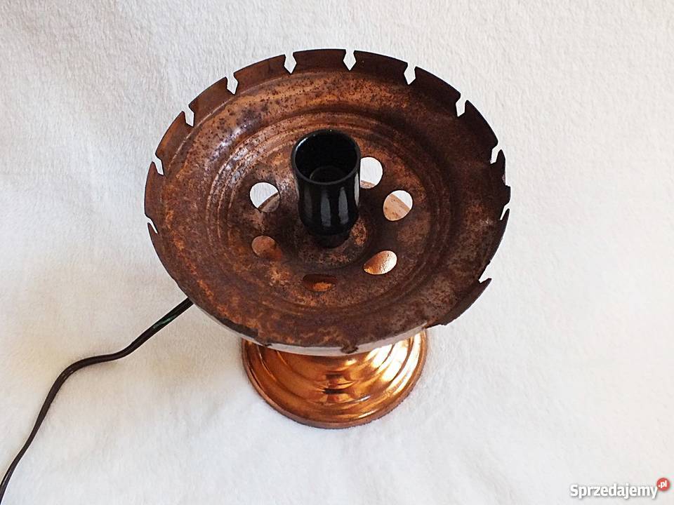 Stary korpus lampy naftowej Lampa na prąd Antyki Żary