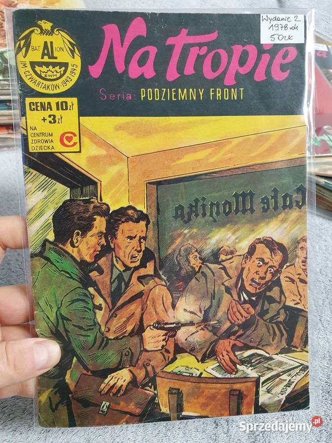Podziemny Front Na Tropie wydanie 2 1978 komiks Gdynia