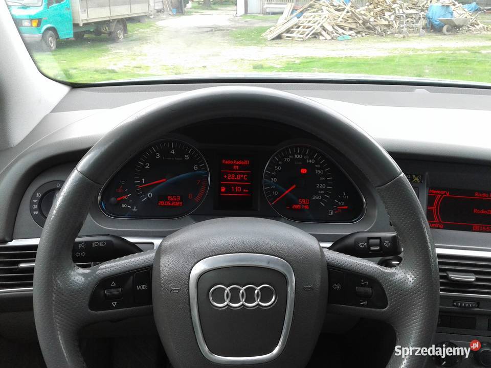 AUDI A6 C6 24 BENZYNA GAZ QUATRO MANUAL zmieniarka CD