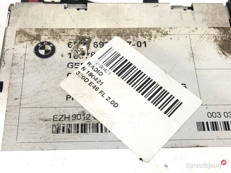 RADIO BMW E46 6935627 9705 ODTWARZACZ MULTIMEDIA