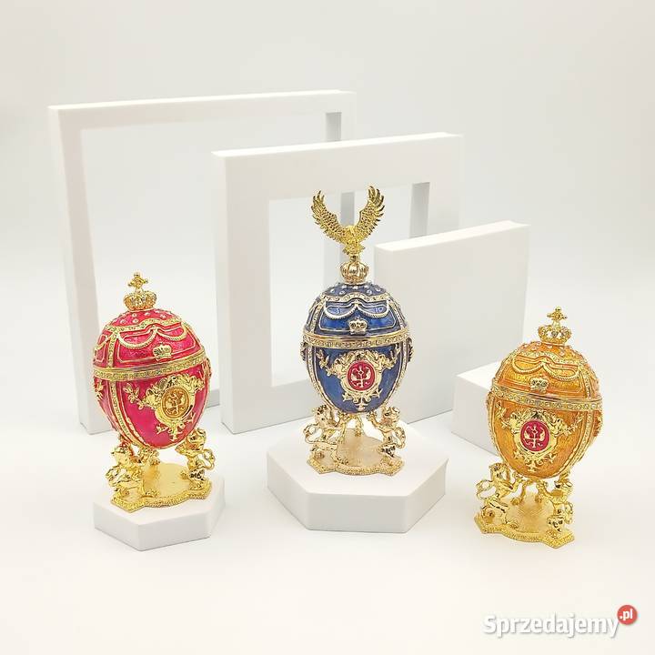 ajko jajo faberge pojemniki szkatułka Zawiercie
