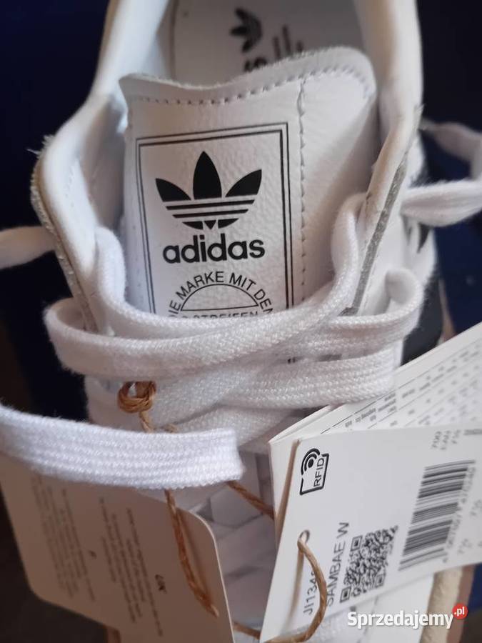 Nowe oryginalne Adidasy Samba JI1349 r 415 białe Adidas Malbork