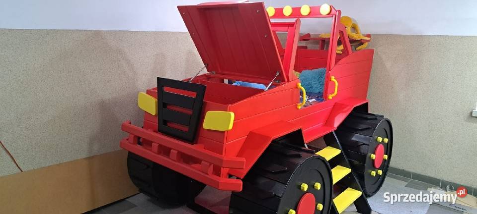 Łóżeczko łóżko drewniane monster truck Blaze 280cm