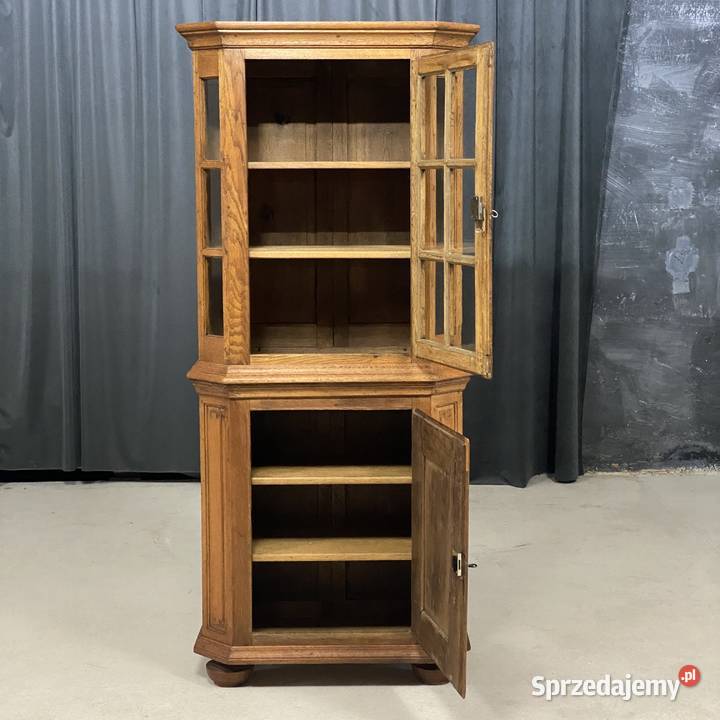 Klasyczna wąska witryna dębowa w rustykalnym zachodniopomorskie Budno sprzedam