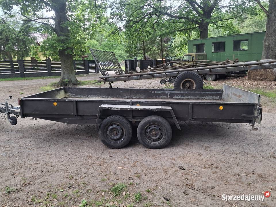Przyczepa laweta pod minikoparke quada traktorek Krosno Odrzańskie sprzedam