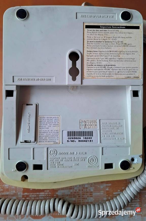 Stacjonarny Telefon RETRO firmy General Electric Urządzenia stacjonarne Bielsko-Biała