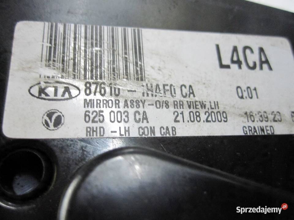 KIA PRO CEED I 10r lusterko lewe 876101HAF0