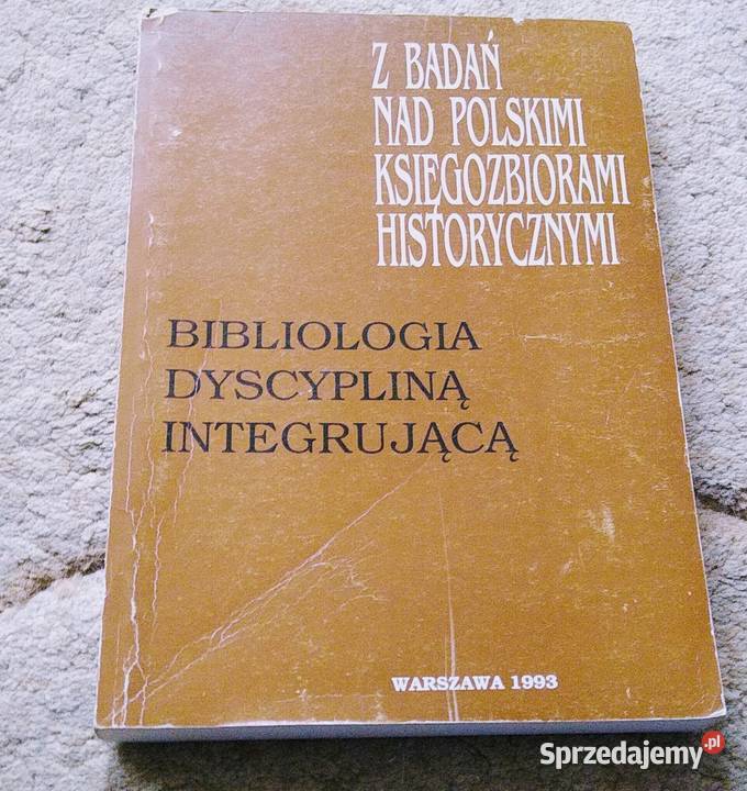 Bibliologia dyscypliną integrującą Mlekicka miękka Gdańsk