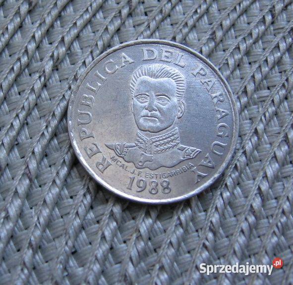 Paragwaj 50 Guaranies 1988r Ładna Numizmatyka Kalisz sprzedam
