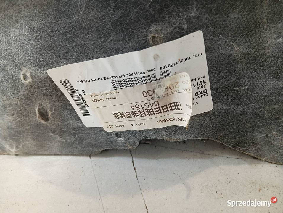 WYKŁADZINA WNĘTRZA PODŁOGA DYWAN KPL Dodge