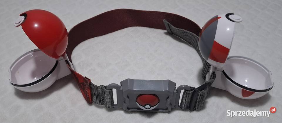 Pasek Pokemon dwa Pokeballe 7 Zabawka Czeladź