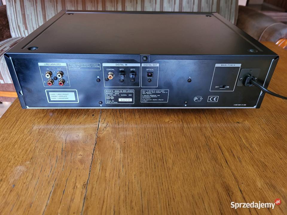 Minidisc Sony MDSJA 30 ES mini disc w świetnym Odtwarzacze CD i MD Ostrzeszów