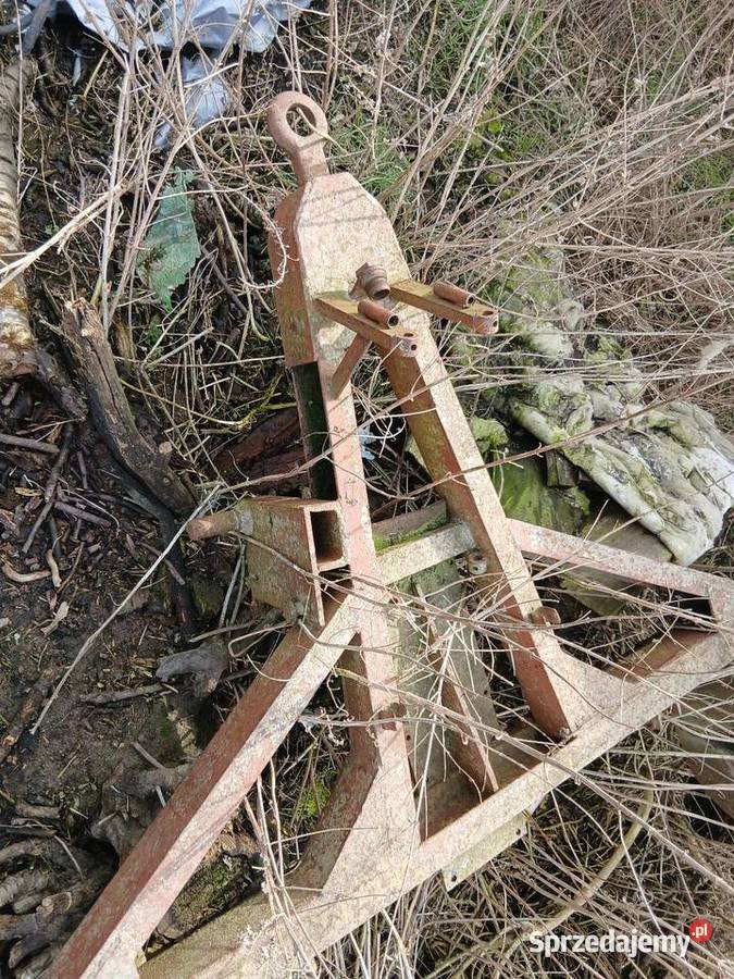 Przyczepa jednoosiowa dłużyca platformapodwozie Leśniczówka