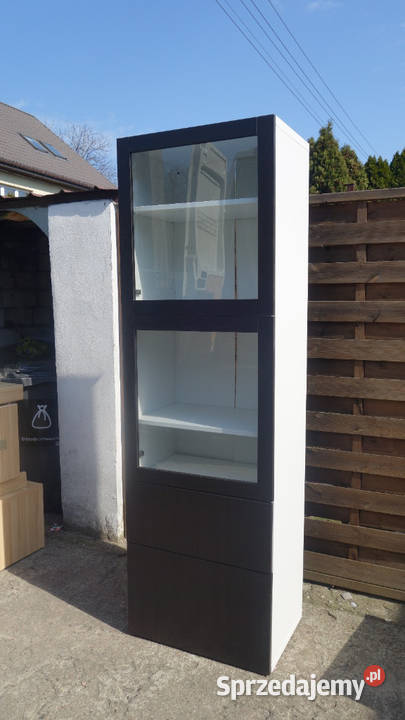 Witryna IKEA Besta szuflady szklane drzwi Warszawa