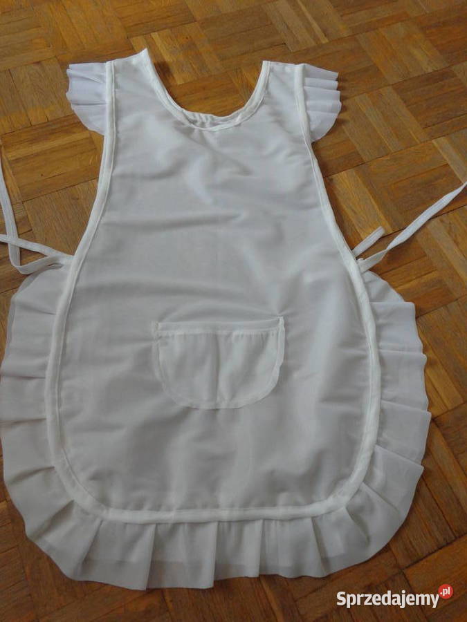 Fartuszek nowy damski biały S