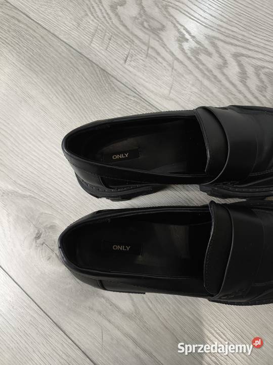 Mokasyny damskie loafersy Only na grubej wielkopolskie Poznań