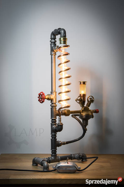 Lampa dekoracyjna w stylu steampunk industrial Mielec