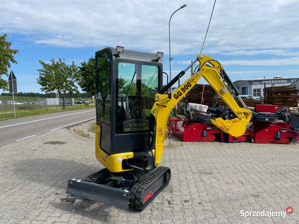 Nowa Minikoparka z kabiną GG900C Gunter