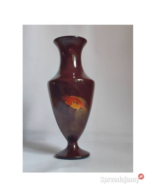 złote rybki wazon czara puchar flakon z laki