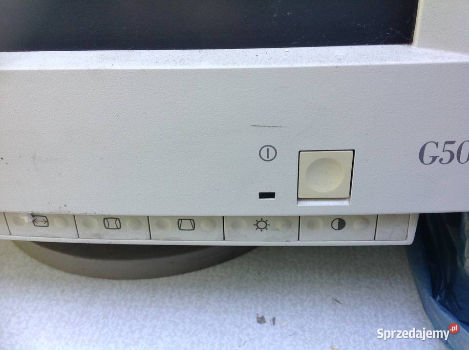 Stary Komputer Monitor IBM G 50 Nowa Sól