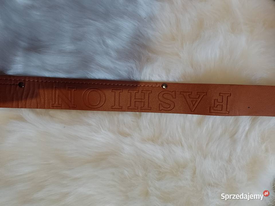 Fashion Brązowy bogato zdobiony pasekpas sprzedam