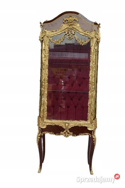 Witryna EMPIRE Gablotka z Brązu Złoconego Kraków sprzedam