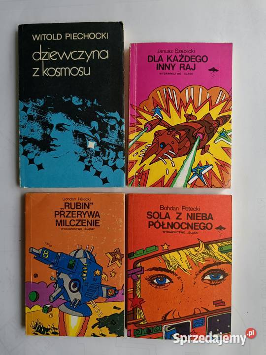 Książki SF Petecki Szablicki Piechocki i bonus pomorskie