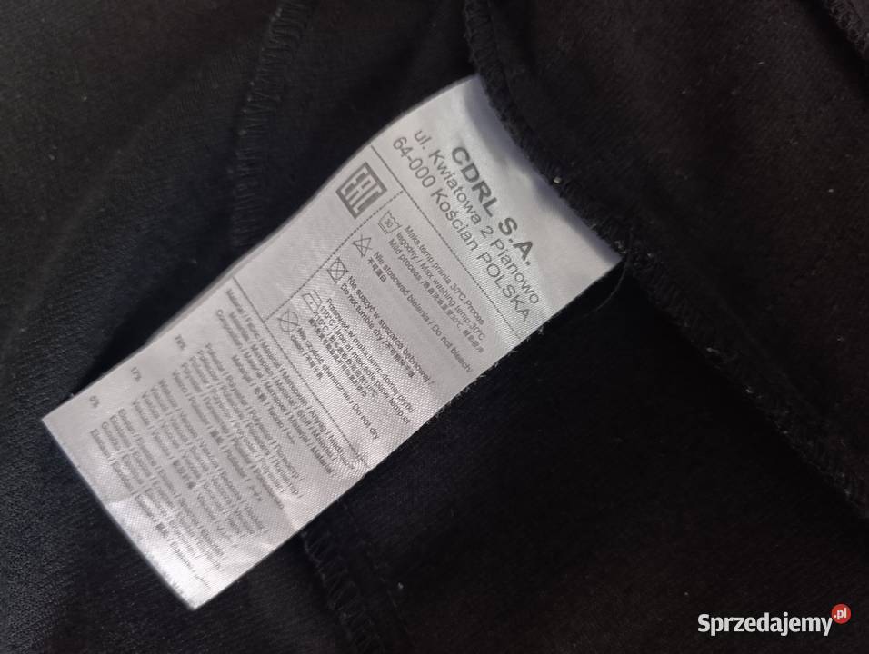 Krótka kurtka czarna Coccodrillo 122 Kwidzyn