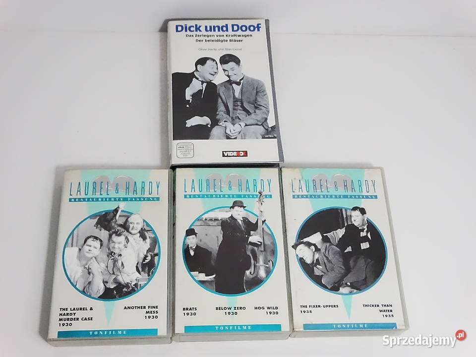Flip i Flap cztery kasety z filmami VHS Biłgoraj