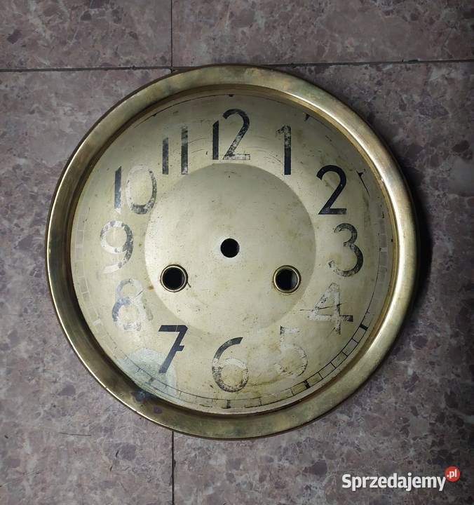 709 Tarcza starego zegara ściennego 185 56532 Antyki Tczew
