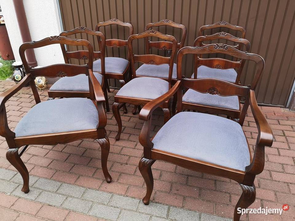 KrzesłaFotele Komplet Stare Antyk Renowacji Swarzędz