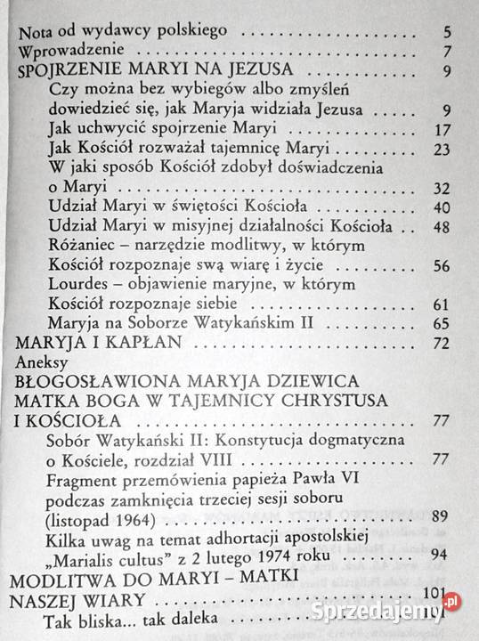 Maryja wczoraj i dziś GabrielMarie Garrone miękka Pozostałe Chełm