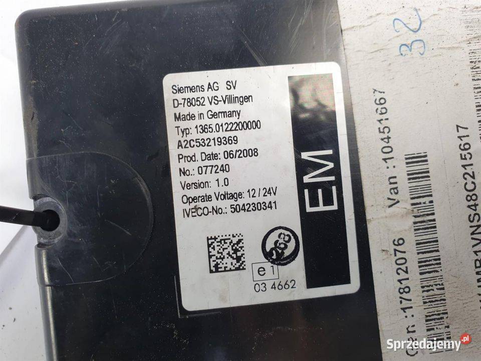 MODUŁ IVECO TRAKKER 310 4X4 504230341 Lipno