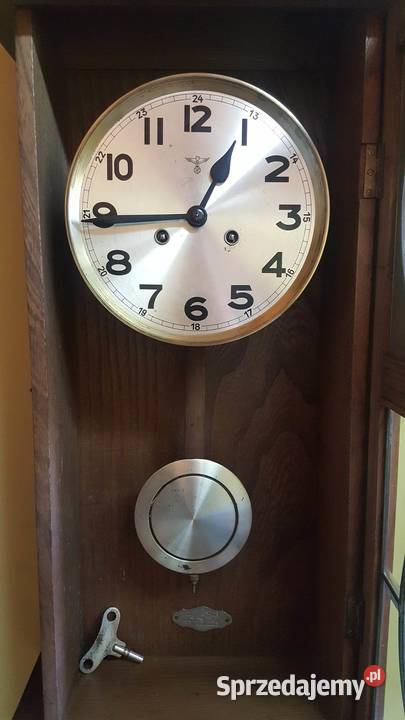 Stary zegar wiszący FMS MAUTHE Mońki