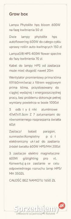 TANIOGrowbox HS300 namiot do uprawy roślin Wrocław