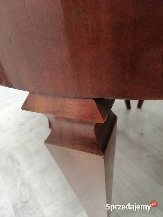 komplet do salonu stół i krzesła ława art deco Stoły z krzesłami Radomsko