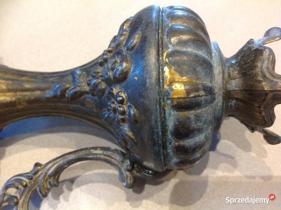 Stary Dzbanek Wazon Cyna Mosiądz Sygnowany Pozostałe