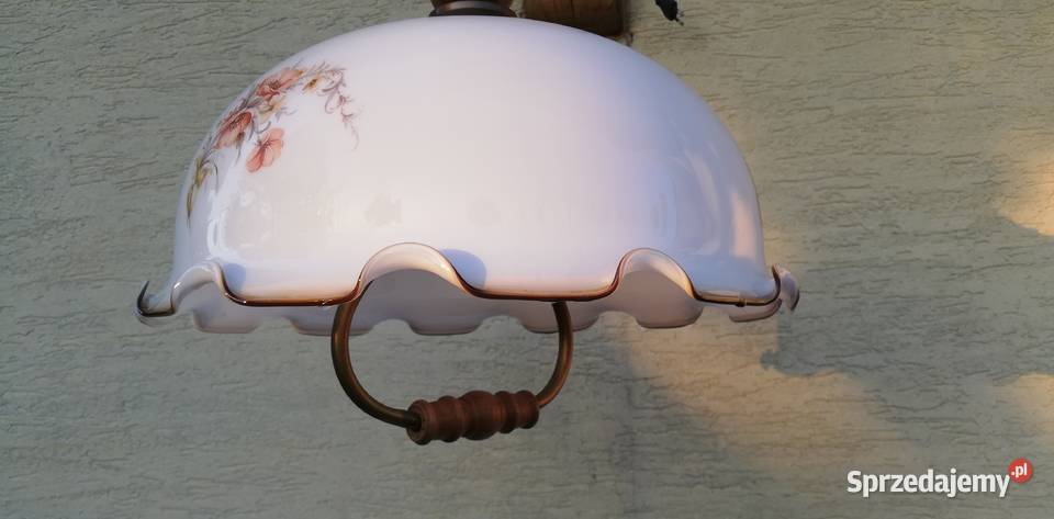 Lampa wisząca szklana stół żyrandol zwis stylowa Garwolin