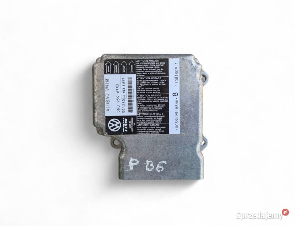 MODUŁ SENSOR AIRBAG PODUSZEK POWIETRZNYCH VW Działoszyce