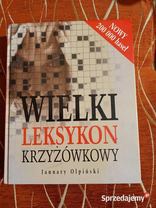 Wielki leksykon krzyżówkowy January Olpiński Książki naukowe i popularnonaukowe Poznań