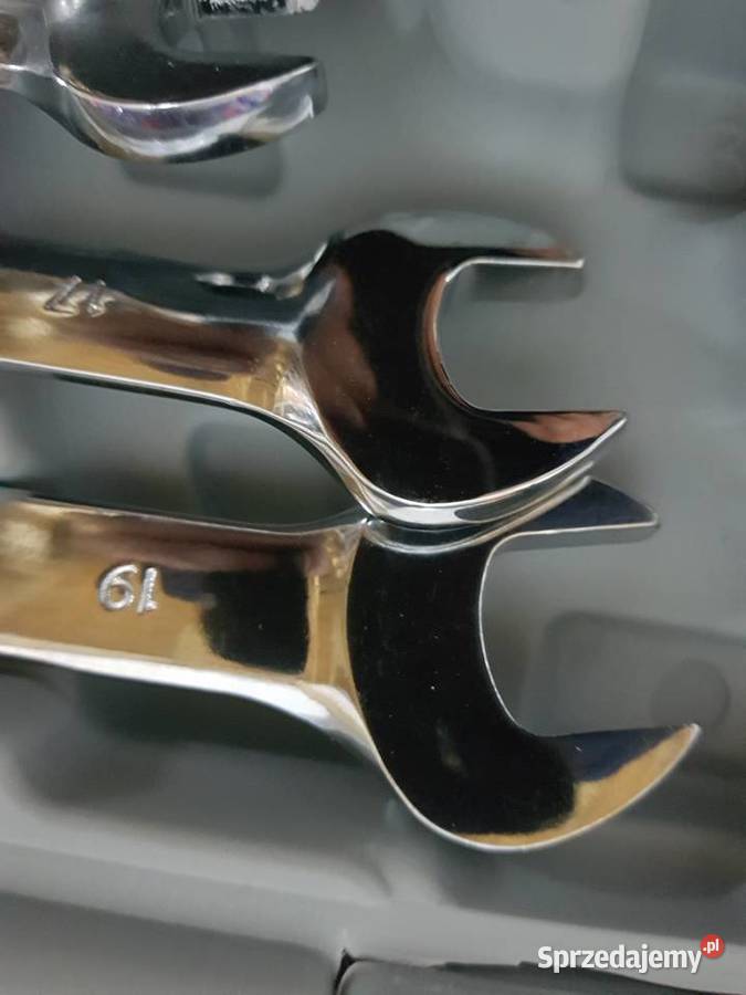 KLUCZE PŁASKO OCZKOWE Z GRZECHOTKĄ ŁAMANE 819 Elektryczne wielkopolskie Głogowa