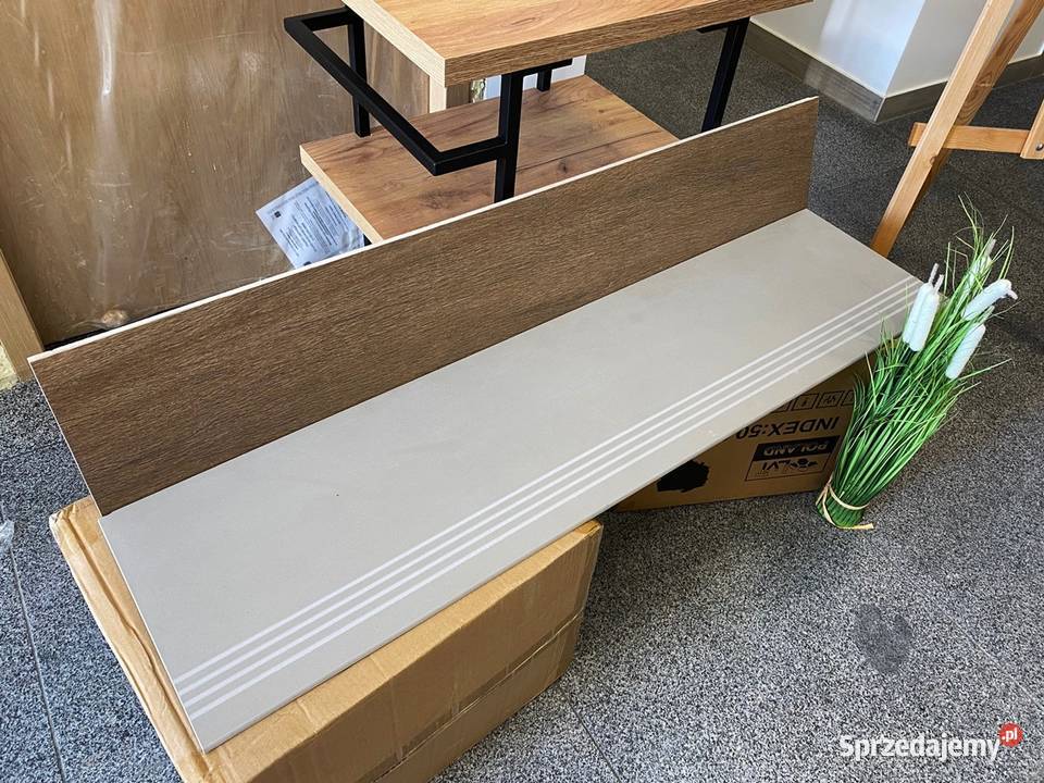 płytki schodowe 30x120 szare beton deska małopolskie