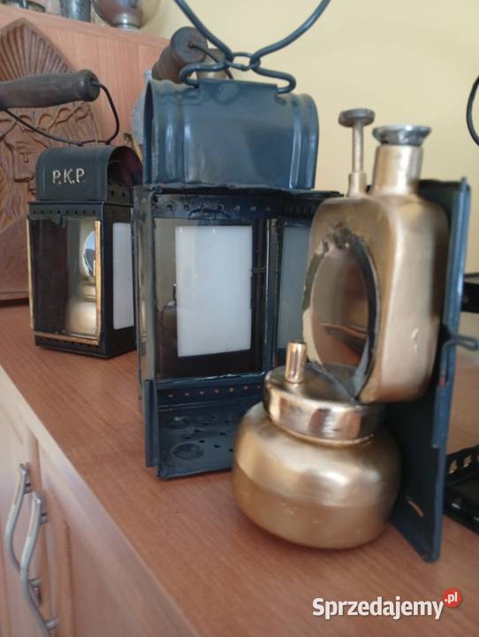 sprzedam 4 lampy kolejowe zabytkowe Elbląg