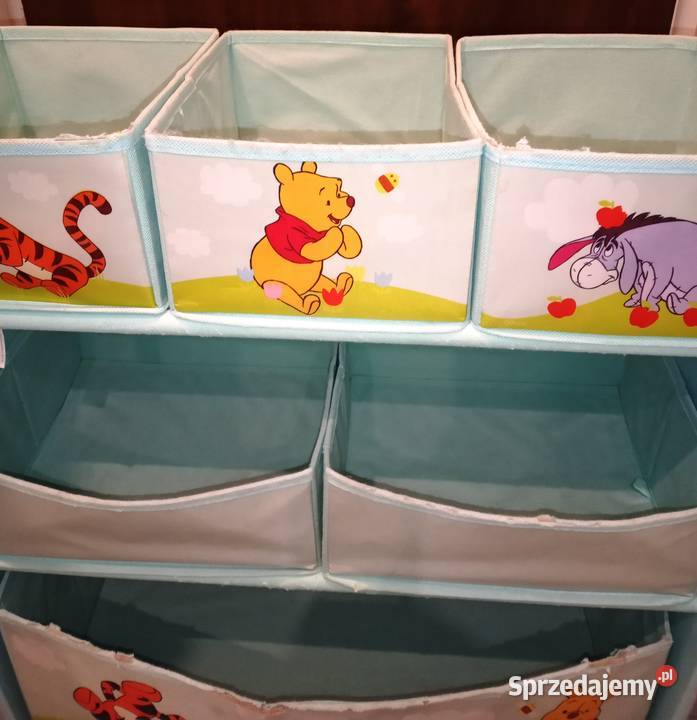 Regał organizer z pojemnikami na zabawki Disney Toruń sprzedam