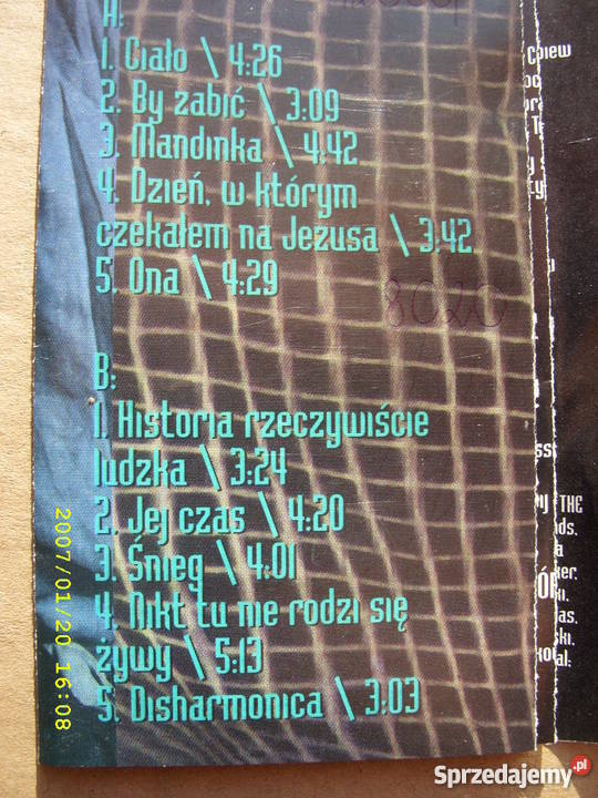 ROCK kaseta THE DAYSDISHARMONIC Płyty i kasety Wołów