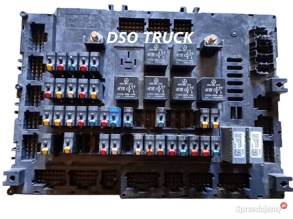 DC A0014463658 MERCEDES MP4 Skrzynka Tablica ciężarowe
